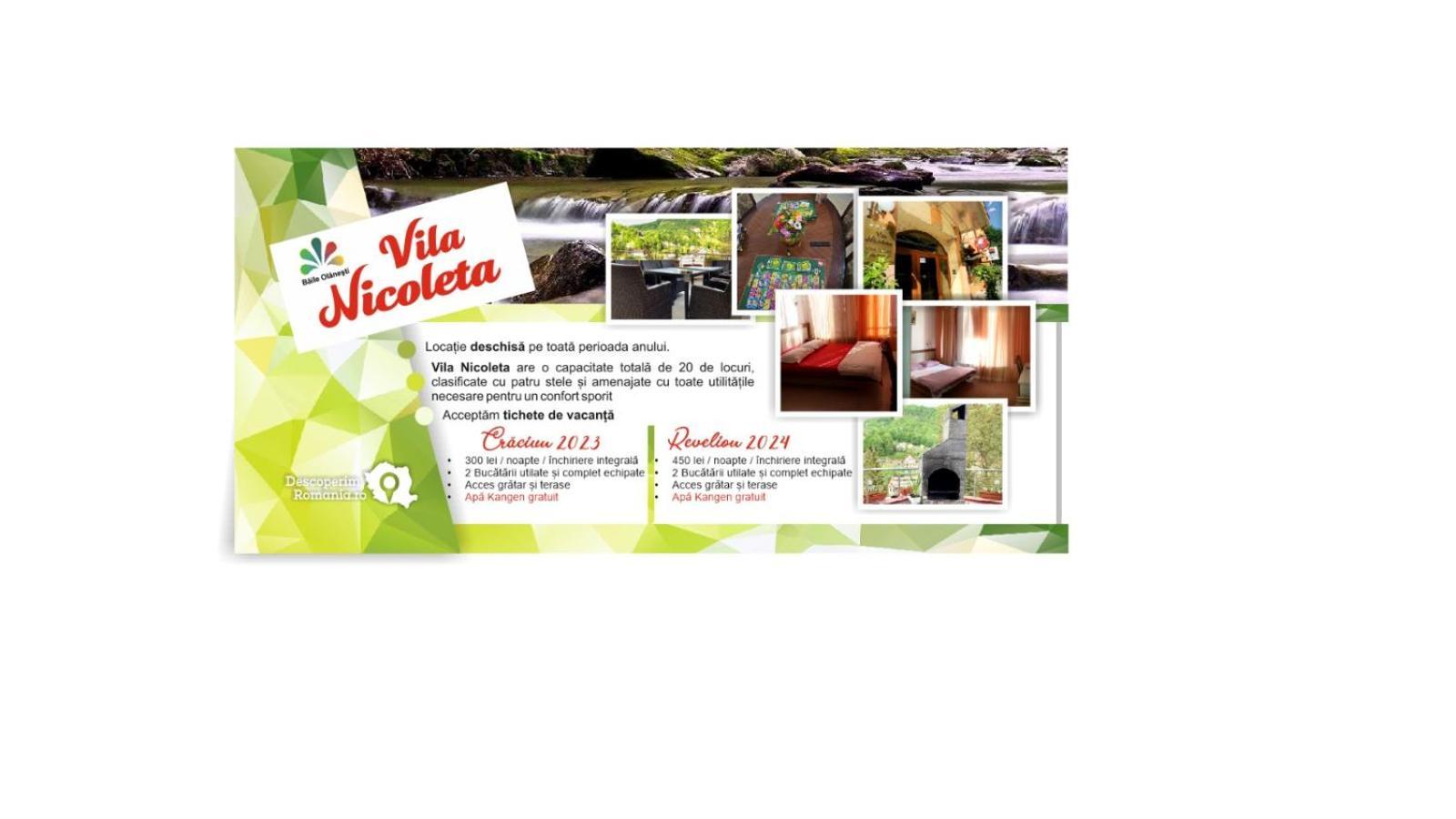 Vila Nicoleta Băile Olăneşti Esterno foto